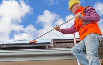 Over soft wash roof cleaning